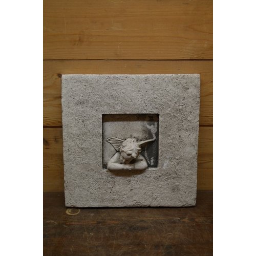 Wandbord engeltje 
