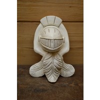 thumb-Ridderlijk wandornament met harnashelm op schild-1