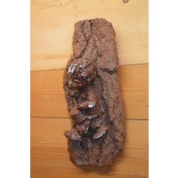 thumb-Vintage Jantje Trommel wandbord van gips-3