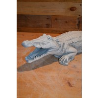 thumb-Betonnen beeld krokodil – decoratief tuinbeeld-4