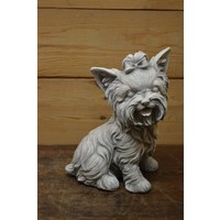 thumb-Fifi hondje  betonnen decoratie beeldje-1
