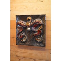 thumb-Houten wandbord met houtsnijwerk Weegschaal-3
