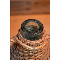 thumb-Glazen kruik fles in wilgentenen-5