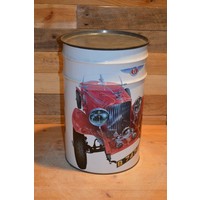 thumb-Vintage Bentley metalen opbergton met logo-4