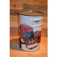 thumb-Vintage Bentley metalen opbergton met logo-1