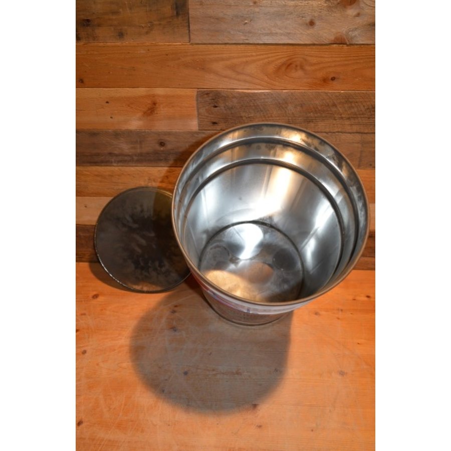 Vintage Bentley metalen opbergton met logo-5