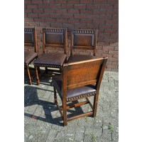 thumb-Eiken eetkamerstoelen set van 6-6