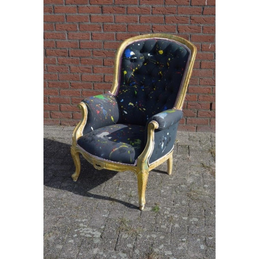 Kunstzinnige barok fauteuil-2