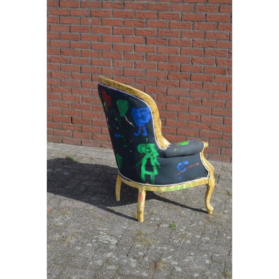 Kunstzinnige barok fauteuil-3