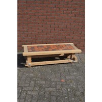 thumb-Salontafel met tegelblad gezandstraald-2