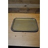 LoodsVol, Tweedehands Vintage messing dienblad met gegraveerde bloemenrand