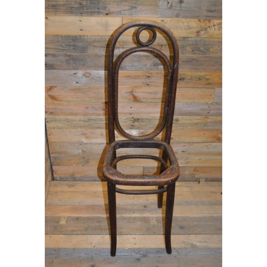 Antieke Thonet hoge stoel 'Lange Jan' circa 1920-4