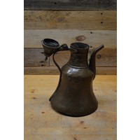 thumb-Antieke koperen waterketel met klepdeksel-3