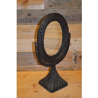 thumb-Vintage opmaakspiegeltje van rotan-2