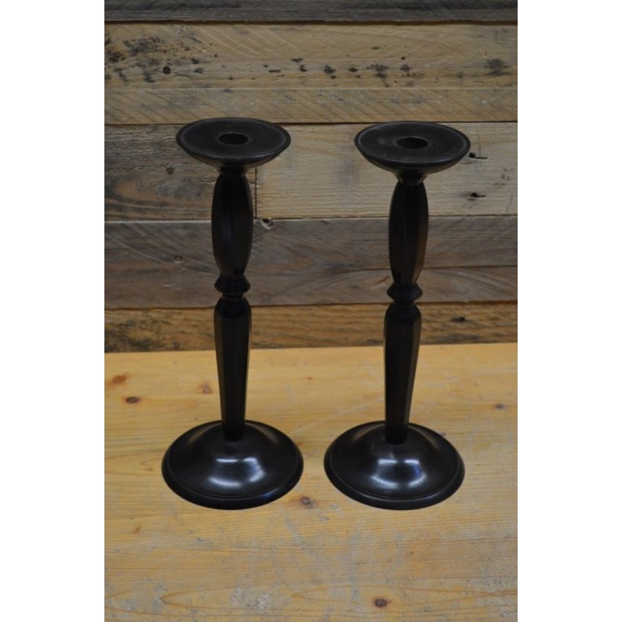 Metalen kandelaar set van 2 stuks-1