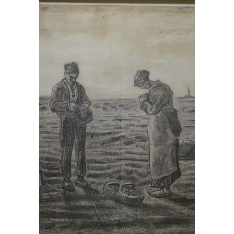 L'Angelus du soir │ Reproductie │ Ets van J.F. Millet │