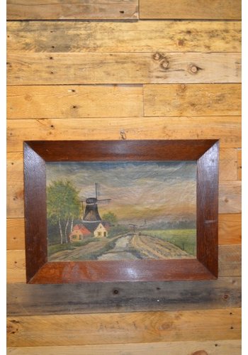Molen schilderij Retro 