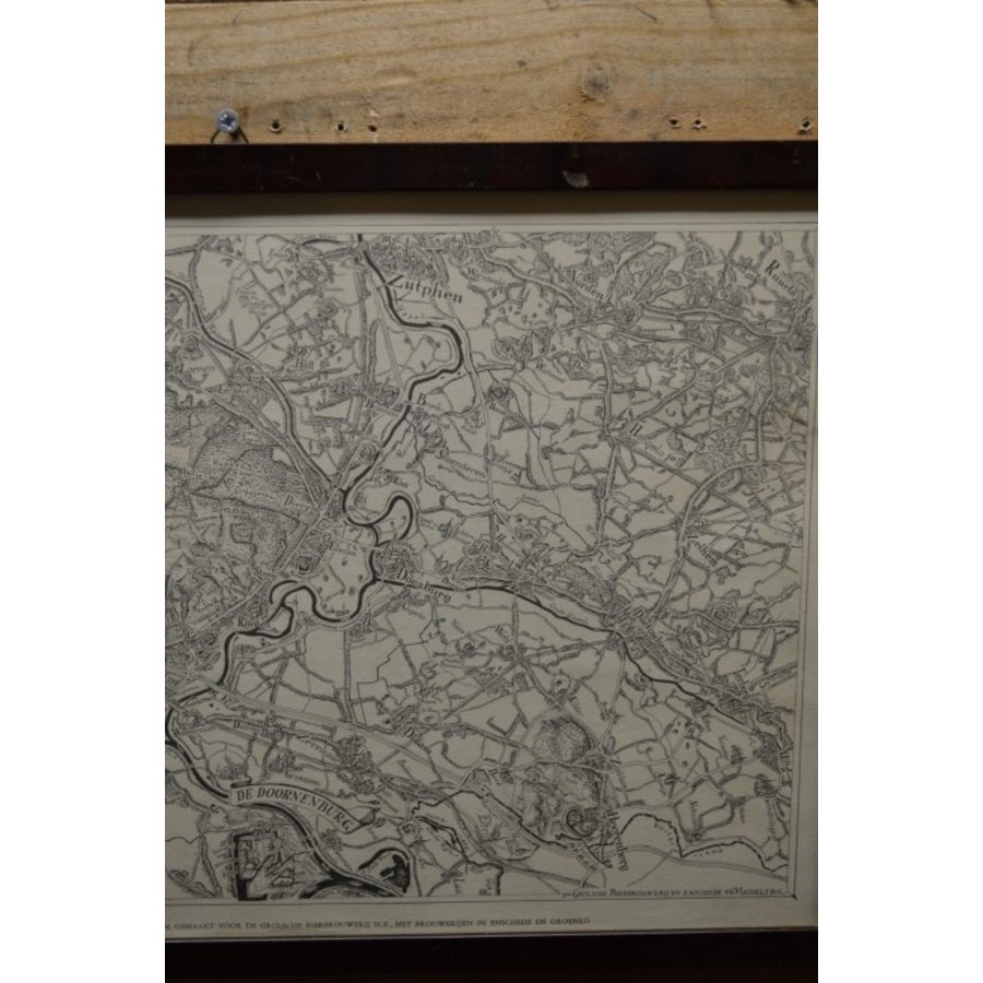 Door Grolsch uitgegeven landkaart Grolsche brouwerijen N.V.-6