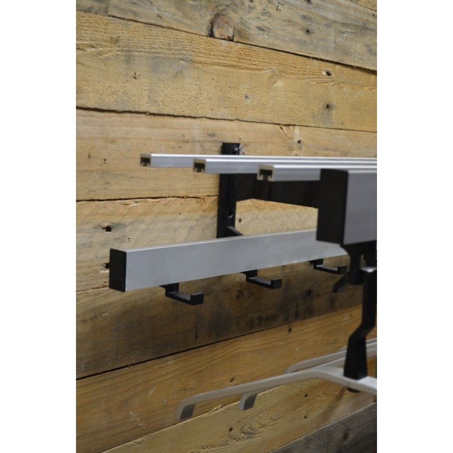 Industriële Hermeta aluminium wandkapstok-6