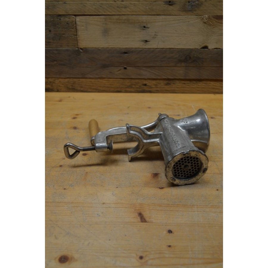 Handmatige vleesmolen met tafelklem-4
