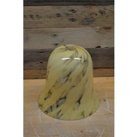 thumb-Art Deco gemarmerd kelkglas voor hanglamp-1
