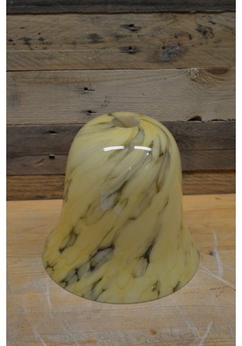 Art Deco Kelkglas gemarmerd 