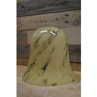 thumb-Art Deco gemarmerd kelkglas voor hanglamp-2