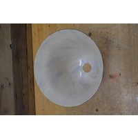 thumb-Art Deco gemarmerd kelkglas voor hanglamp-4