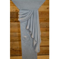 thumb-Hoge betonnen zuil met Griekse ornamenten – sokkel voor beeld of vaas-5