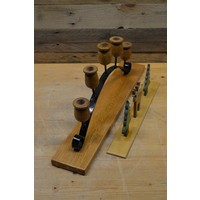 thumb-Kandelaar met houten figuurtjes en 5 houders-2