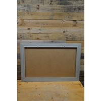 thumb-Spiegel in zilver met rode lijst-5