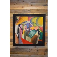 thumb-Modern abstract schilderij kleurrijke vormen-1