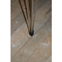 thumb-Vierkante Fritz Hansen Span-poottafel in beuken fineer door Arne Jacobsen-5