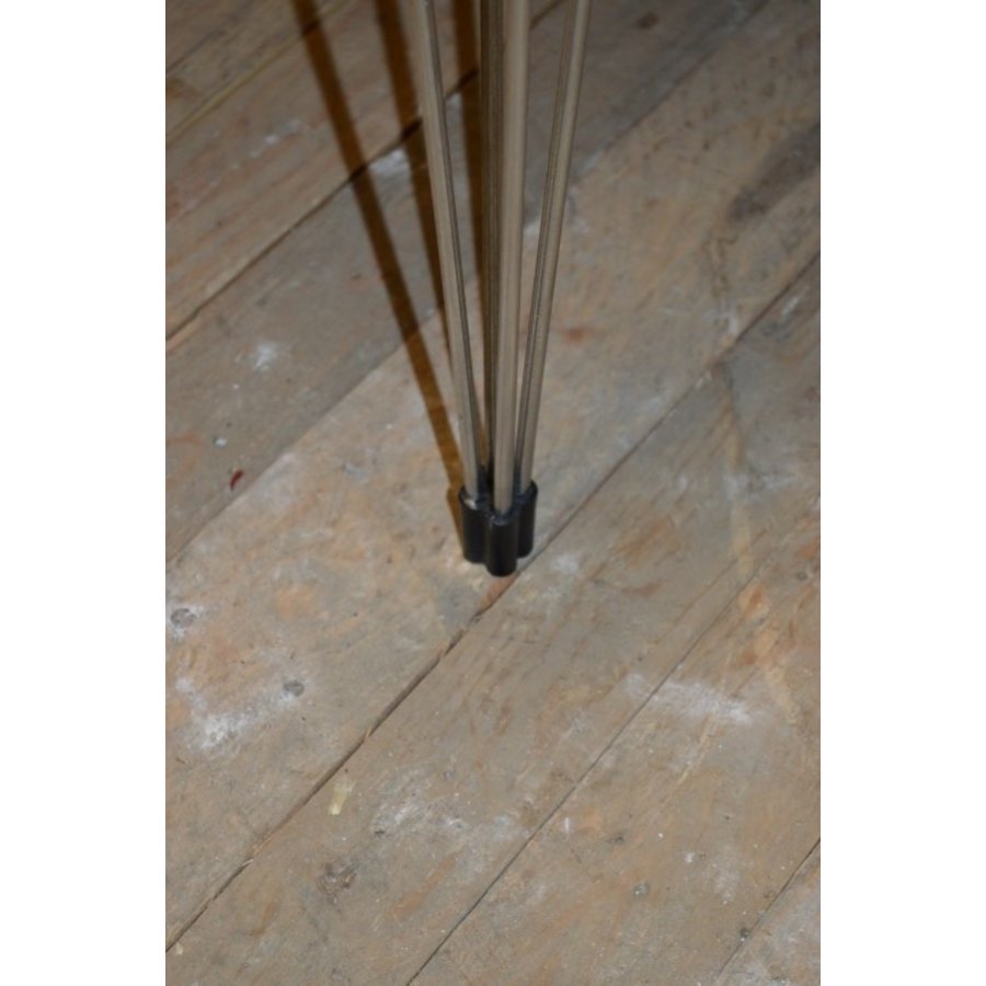 Vierkante Fritz Hansen Span-poottafel in beuken fineer door Arne Jacobsen-5