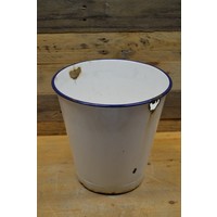 thumb-Witte emaille emmer jaren 50-3