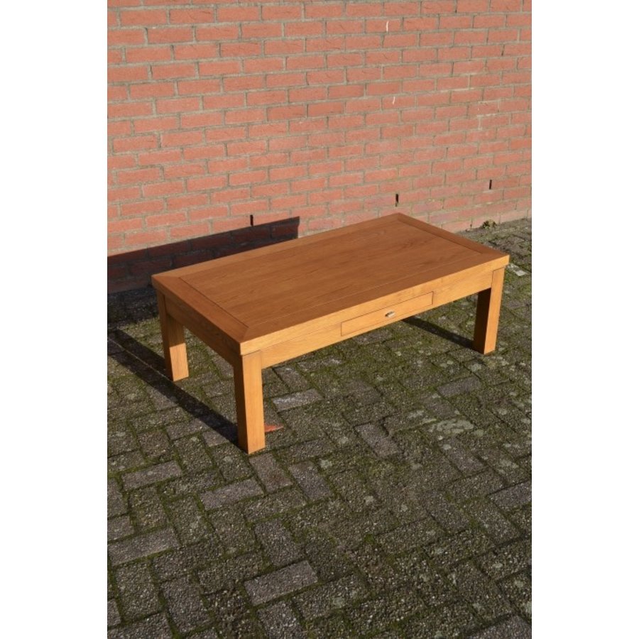 Salontafel blank eiken met lade-1