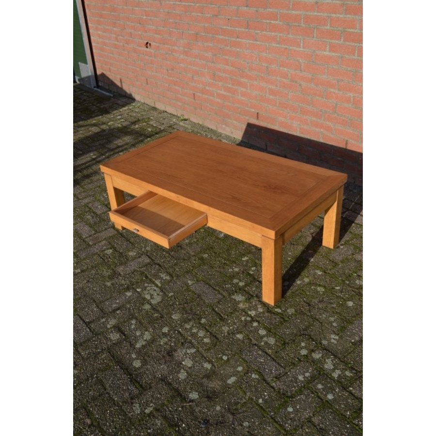 Salontafel blank eiken met lade-2