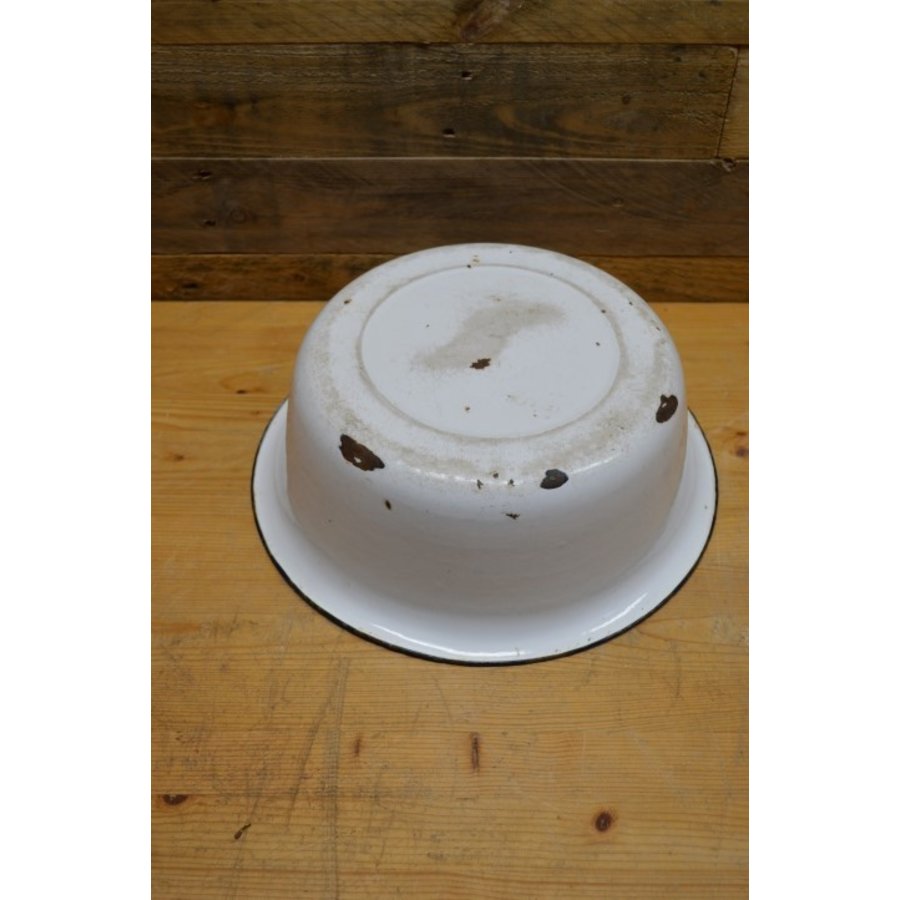Witte emaille schaal-3