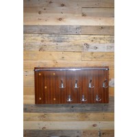 thumb-Retro kapstok met chroomwerk en teak achterwand-3