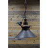 LoodsVol, Tweedehands Industriële hanglamp van hout en metaal