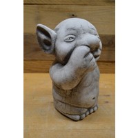 thumb-Betonnen trol beeldje – neuspeuterend en grappig – decoratie voor binnen of buiten-1