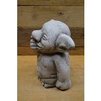 thumb-Betonnen trol beeldje – neuspeuterend en grappig – decoratie voor binnen of buiten-3