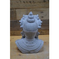 thumb-Gedetailleerde betonnen boeddha buste – in diverse kleuren voor huis of tuin-3
