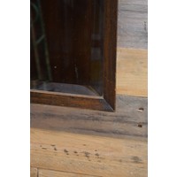 thumb-Oud eiken lijst met verweerde spiegel-3