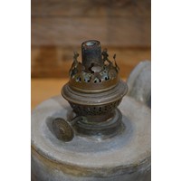 thumb-Retro zinken olielamp zonder lampenglas-2