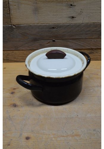 Retro Emaille pannetje 