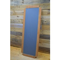 thumb-Rechthoekige spiegel met houtlook lijst-5