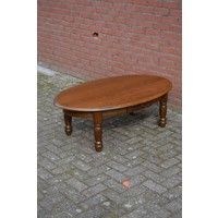 thumb-Salontafel donker eiken ovaal-1