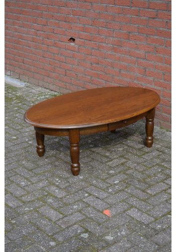 Salontafel eiken ovaal 