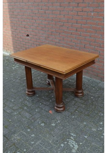 Rechthoekige eettafel eiken 